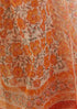 Kota Doria Dupatta In Floral Block Print